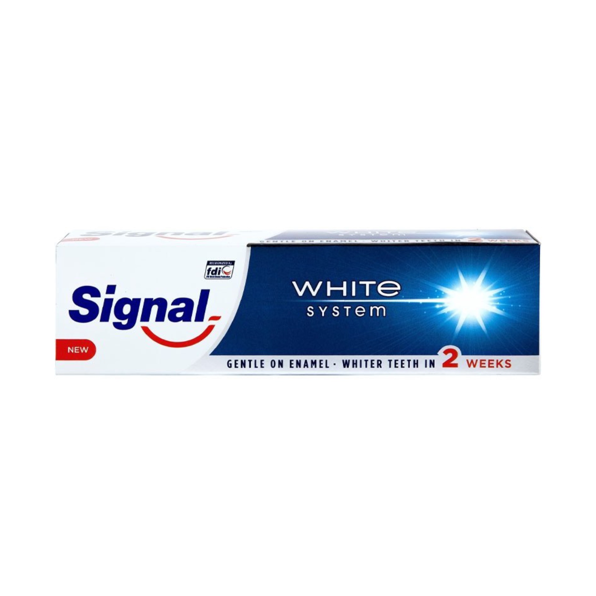 خمیر دندان سیگنال مدل سفید کننده whitening اروپایی _ 100میلی لیتر