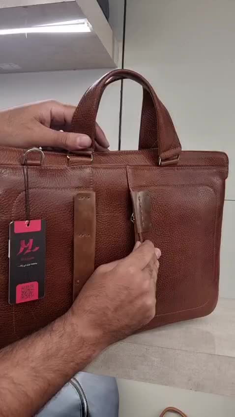 کیف 2جیب ممتاز فولوتر تمام چرم طبیعی