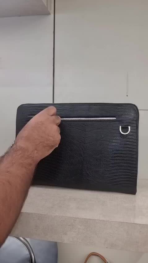 کیف فولدر بغل دسته ممتاز تمام چرم طبیعی08