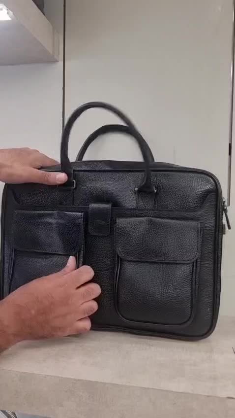 کیف 2دسته چرم طبیعی 