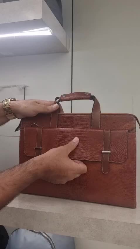 کیف اداری ممتاز تمام چرم طبیعی07