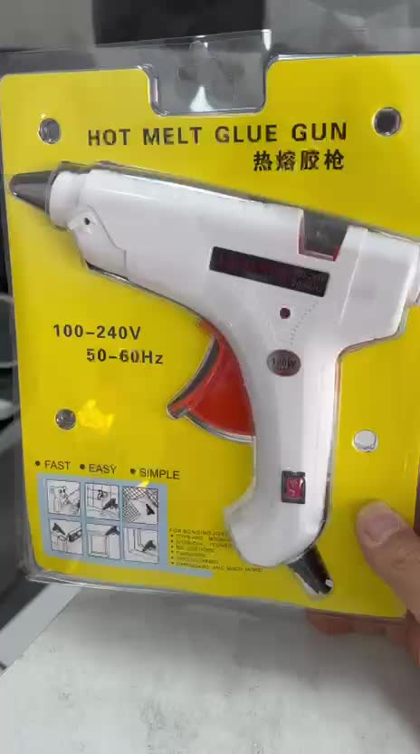 تفنگ چسب حرارتی عمده 12عدد چسب حرارتی عمده 100 وات صنعتی (ارسال پس کرایه ) 
