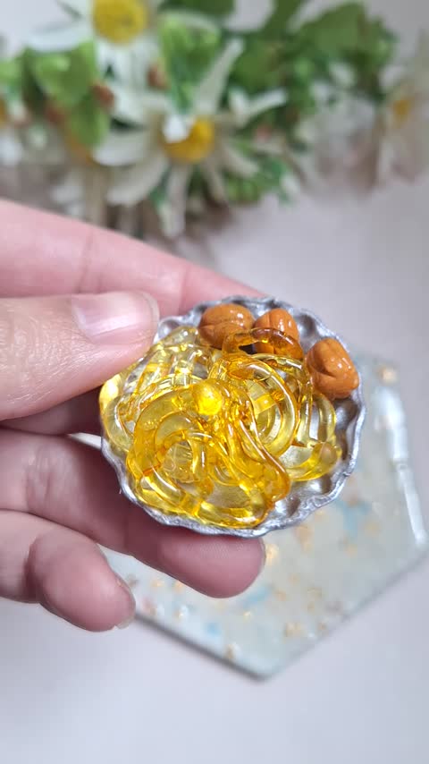 مگنت خمیری دستساز یخچال زولبیا بامیه