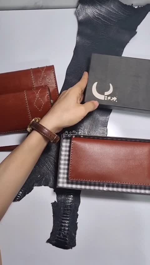 کیف پول چرمی دست دوز