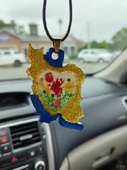 آویز ماشین با طرح ایران