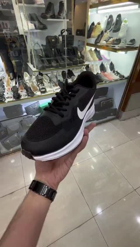 کتونی نایک زنانه دخترانه کفش ونس اسپرت اسپورت نایکی NIKE لژدار لژ دار سفید مشکی شیک طبی سبک راحت رانینگ ورزشی پیاده روی