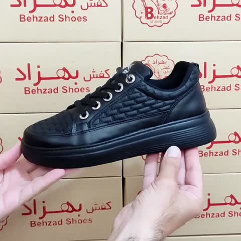 کتونی دخترانه زنانه رنگ مشکی بند کشی سایز 37 تا 40 زیره پیو لژ 4 سانتی کفی طبی  دور دوخت رویه چرم صنعتی و پارچه کاپشنی