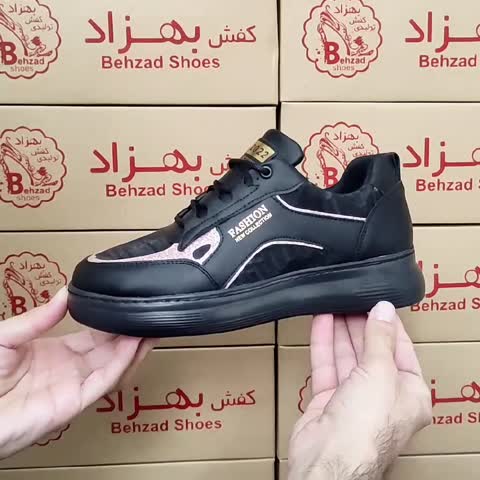 کفش زنانه دخترانه مشکی زیره پیو دوردوخت لژ 4 سانتی کفی طبی رویه چرم صنعتی سایز 37 تا 40 سبک راحت 