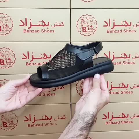 صندل تابستانی توری زنانه دخترانه رنگ مشکی سایز 37 تا 40 زیره پیو لژ 3 سانتی رویه تور و چرم صنعتی سبک و راحت