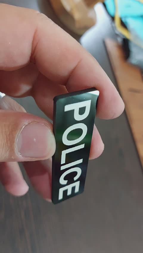 اتیکت سینه پلیس POLICE سنجاق دار