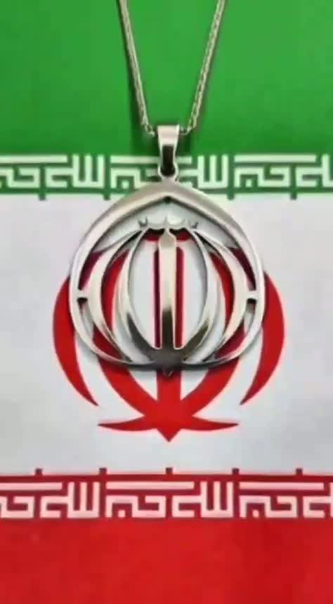 گردنبند مردانه الله پرچم ایران رنگ ثابت ضد حساسیت