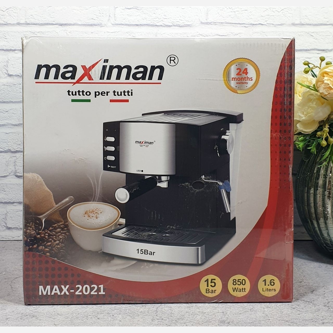 اسپرسوساز Maximanمدل MAX-2021 مکسی من با گارانتی