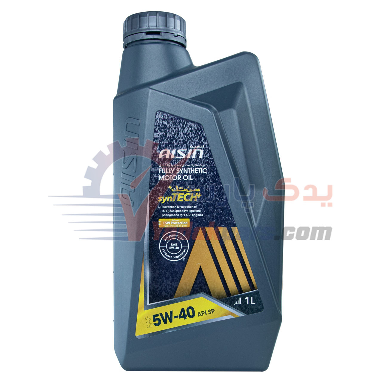 روغن موتور آیسین 5W40 اصلی API SP (1 لیتری)