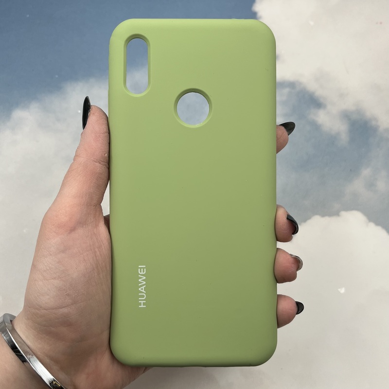 قاب گوشی Y6 2019 / Y6 Prime 2019 / Y6S / Honor 8A هوآوی  سیلیکونی پاک کنی اورجینال داخل پارچه ای رنگ سبز روشن کد 20389