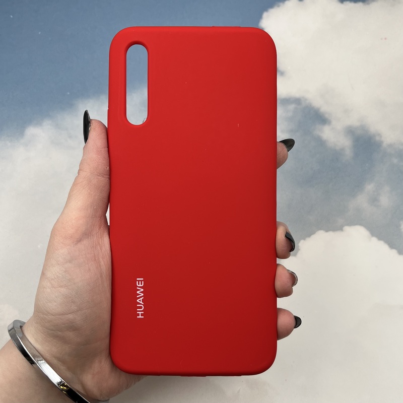 قاب گوشی Huawei Y9S / Honor 9X Pro هوآوی سیلیکونی پاک کنی اورجینال داخل پارچه ای رنگ قرمز کد 43664