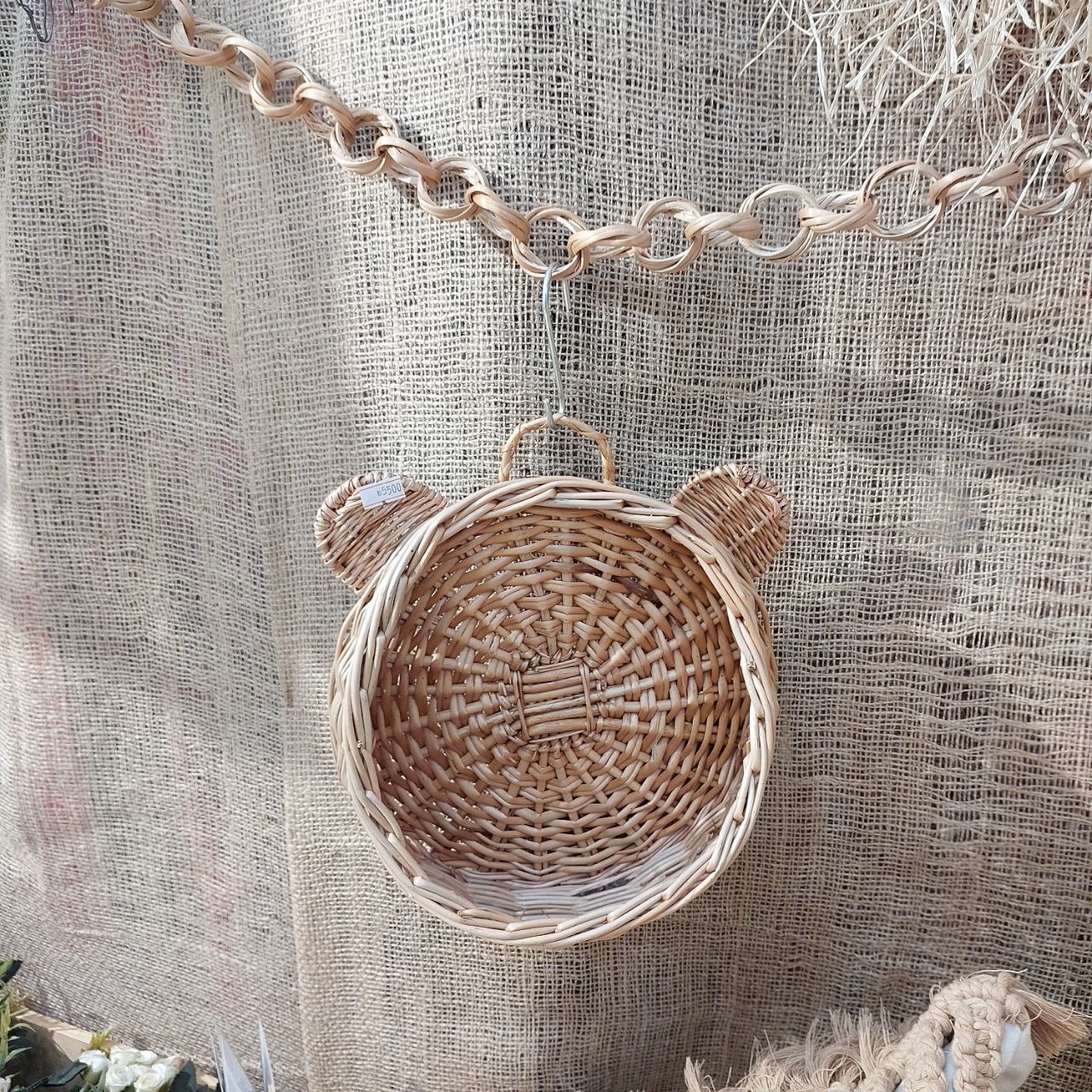 دیوارکوب حصیری مدل تدی