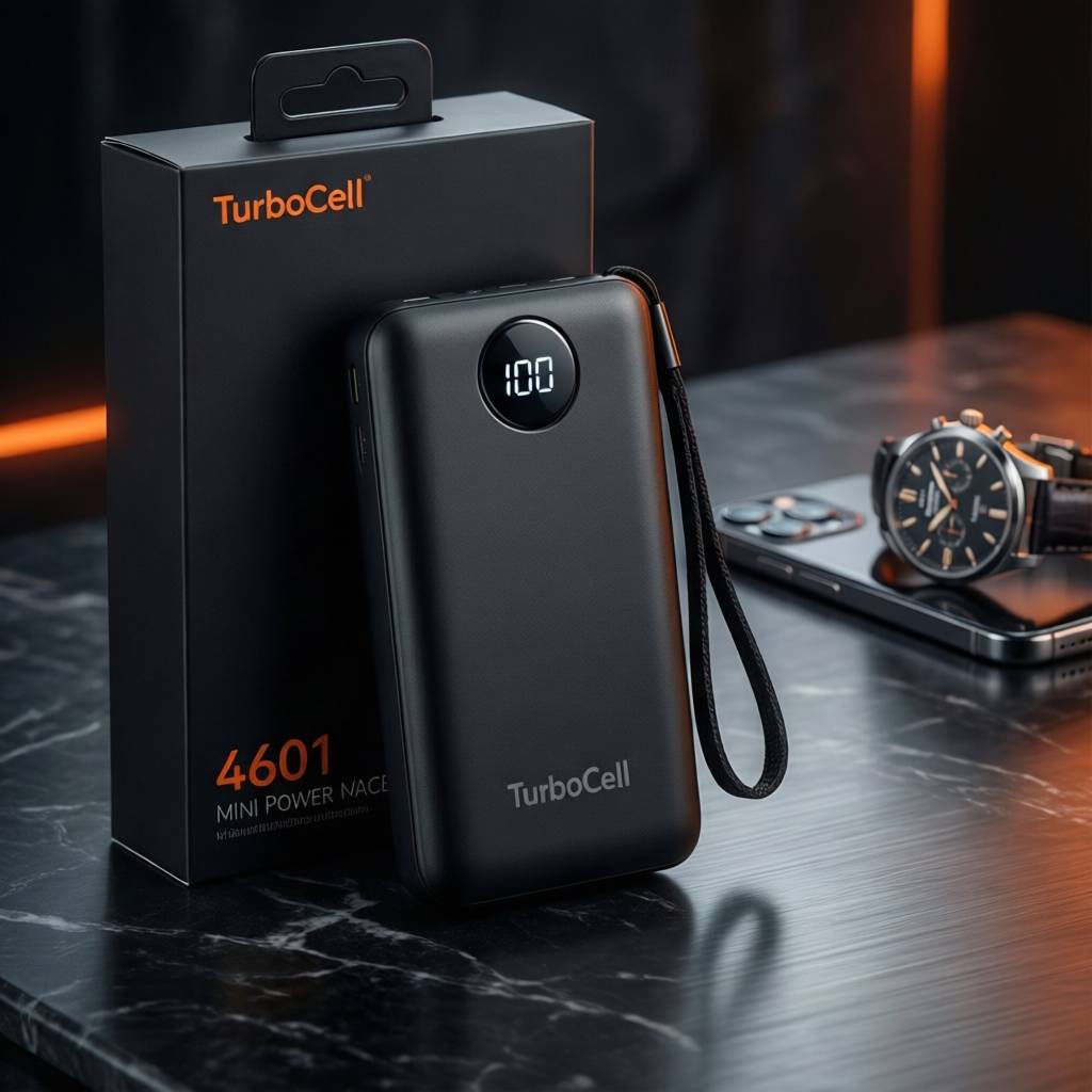 پاوربانک TurboCell مدل A601 ظرفیت 10000mAh با گارانتی 6 ماهه
