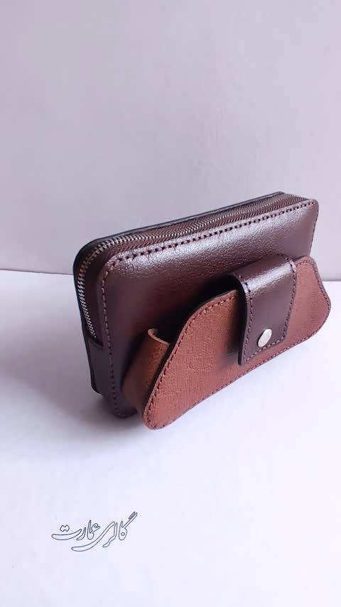 کیف دستی چرم طبیعی دست دوز 