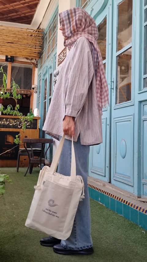 توت بگ پارچه ای دوشی دخترانه 