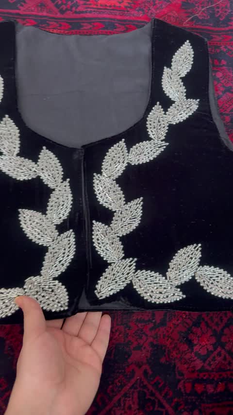 سخمه جلیقه سنتی تماما کار دست مدل دیلان