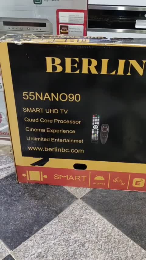 تلویزیون برلین 50 اینچ 4K هوشمند (LED) پنل IPS