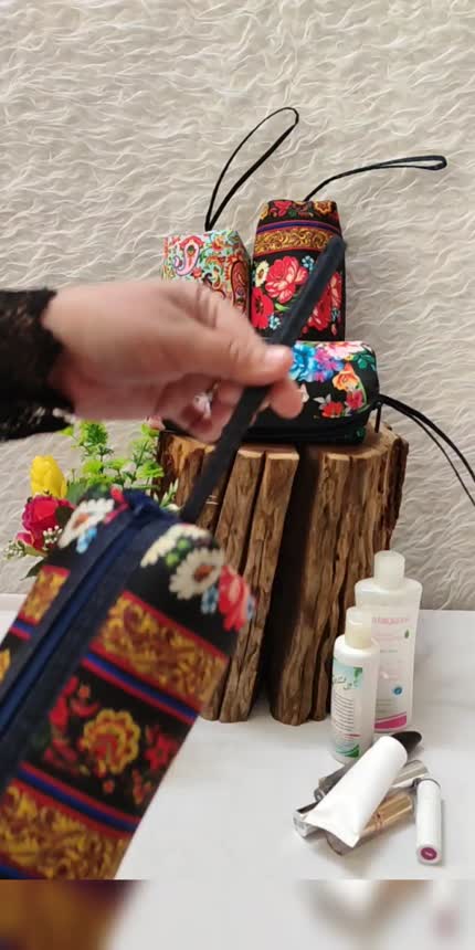 کیف لوازم آرایشی 2 تایی سایز بزرگ 