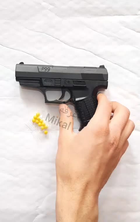 تفنگ ساچمه ای p99 با ساچمه ، اسلحه کلت