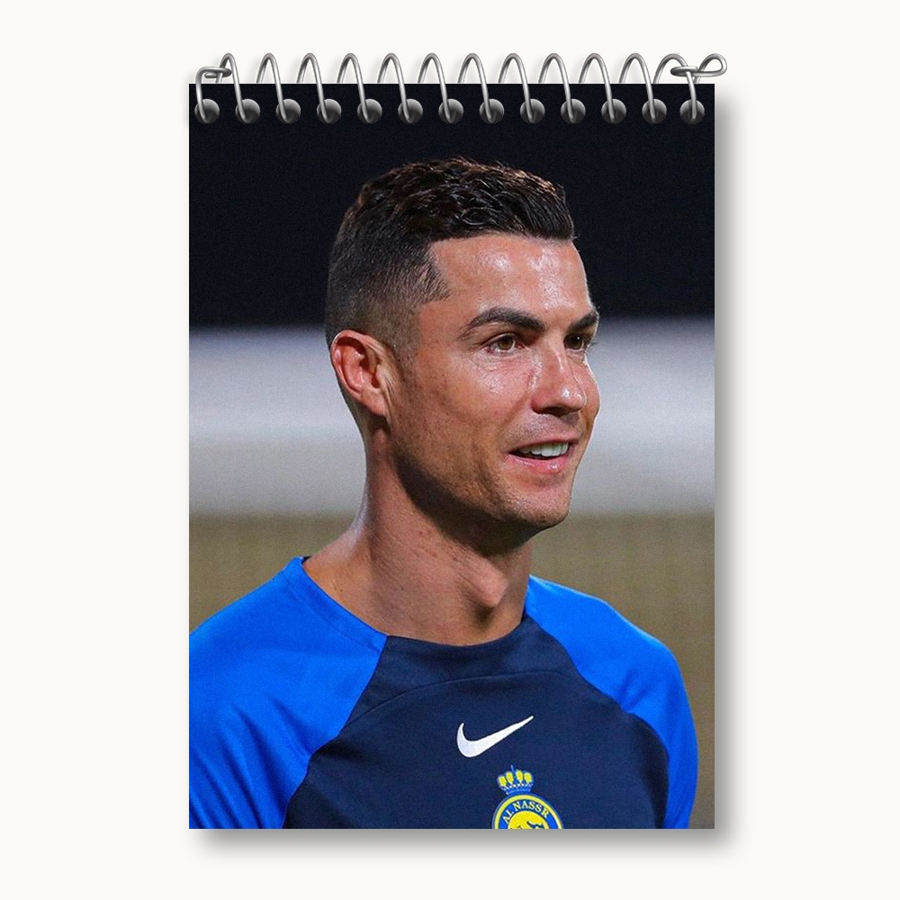 دفتر یادداشت 50 برگ خندالو طرح کریستیانو رونالدو کد 36427