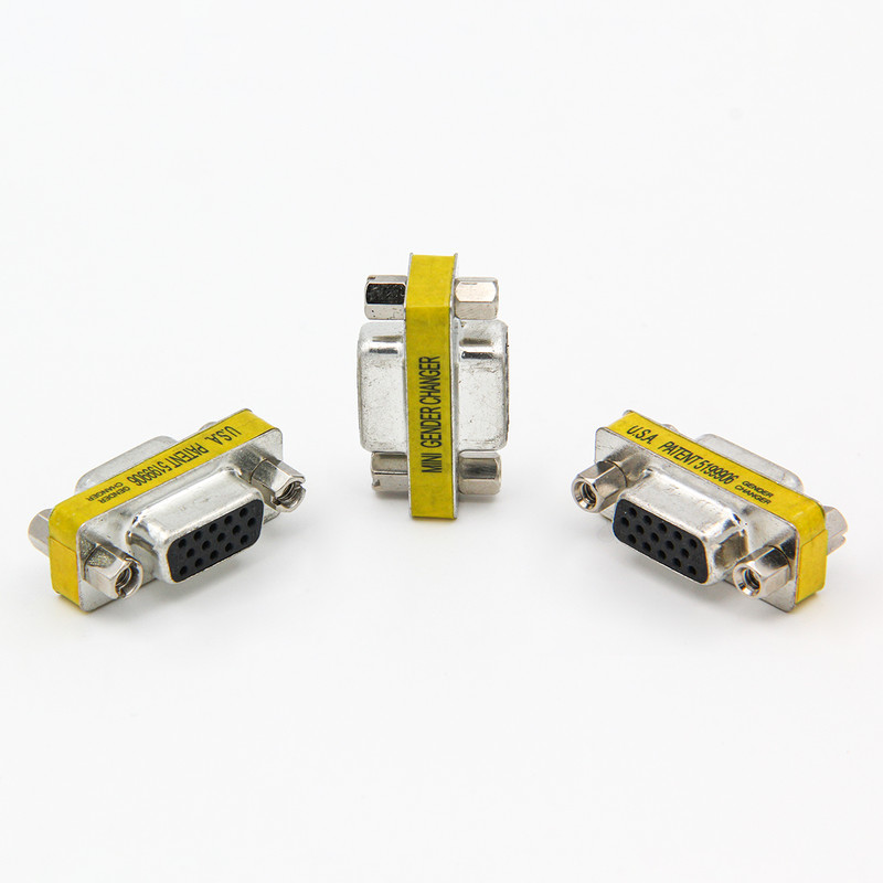 مبدل دو سر مادگی VGA مدل 15Pin بسته 5 عددی