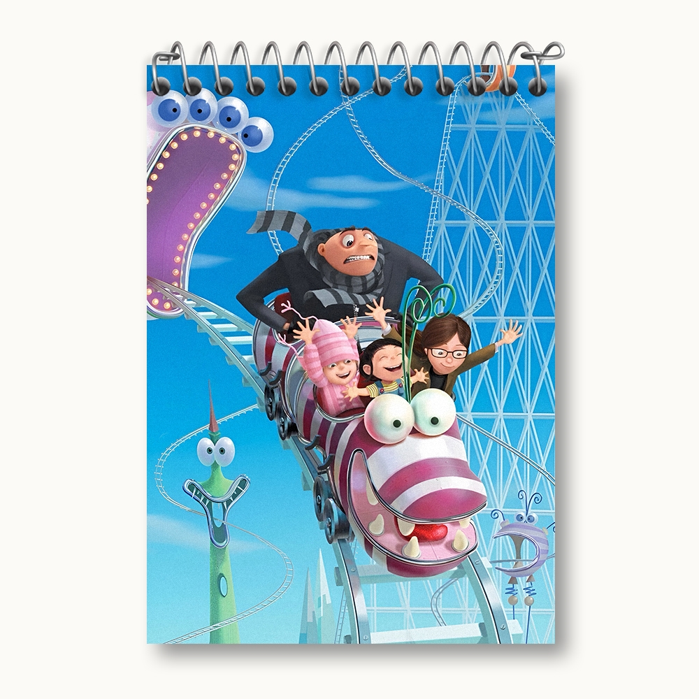 دفتر یادداشت 50 برگ خندالو طرح مینیون ها (Minions) کد N7480