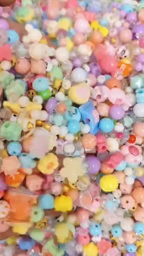 مهره رنگی متنوع(100گرم)(عمده و جزئی)