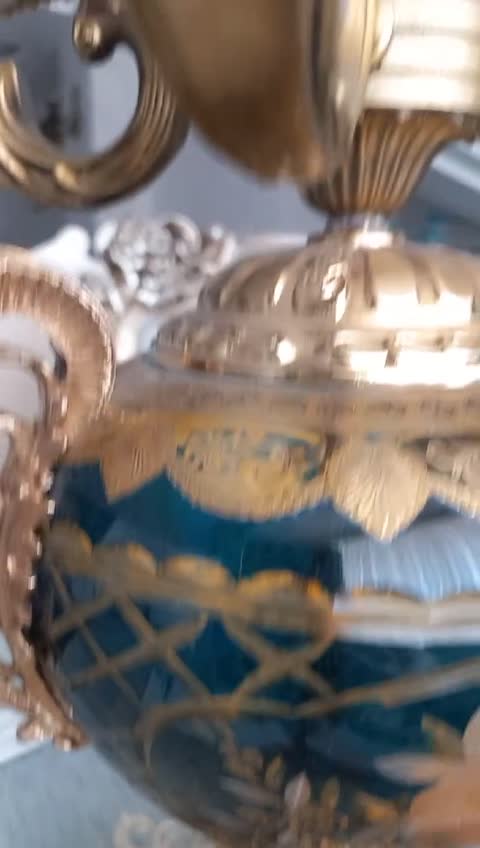 شمعدان گلدکیش چهار شاخه
