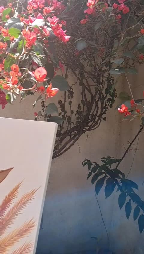 تابلو رنگ روغن برجسته طبیعت مدرن 80*80 کار دست