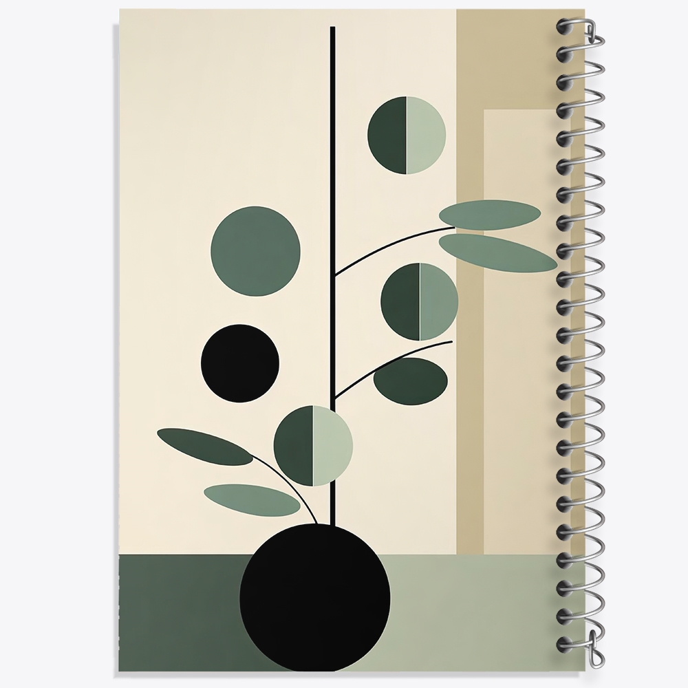 دفتر شطرنجی 50 برگ خندالو طرح دکوراتیو (decorative) کد F1882