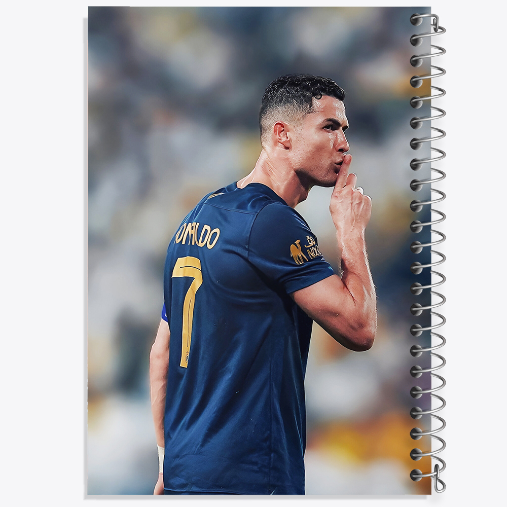 دفتر شطرنجی 50 برگ خندالو طرح کریستیانو رونالدو کد F4630