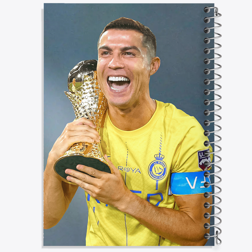 دفتر شطرنجی 50 برگ خندالو طرح کریستیانو رونالدو کد 36403