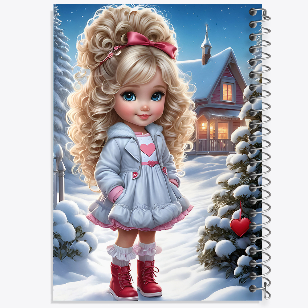 دفتر شطرنجی 50 برگ خندالو طرح دخترانه کیوت کد F6758