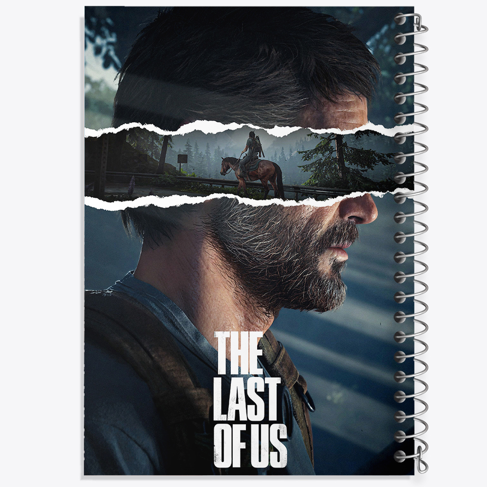 دفتر شطرنجی 50 برگ خندالو طرح لست آف آس (The Last Of Us) کد F13601