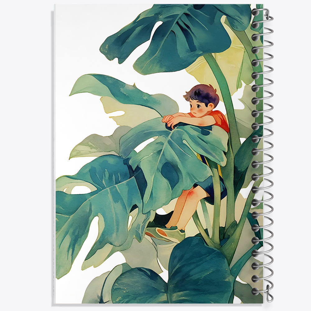 دفتر شطرنجی 50 برگ خندالو طرح پسرانه کد N7412