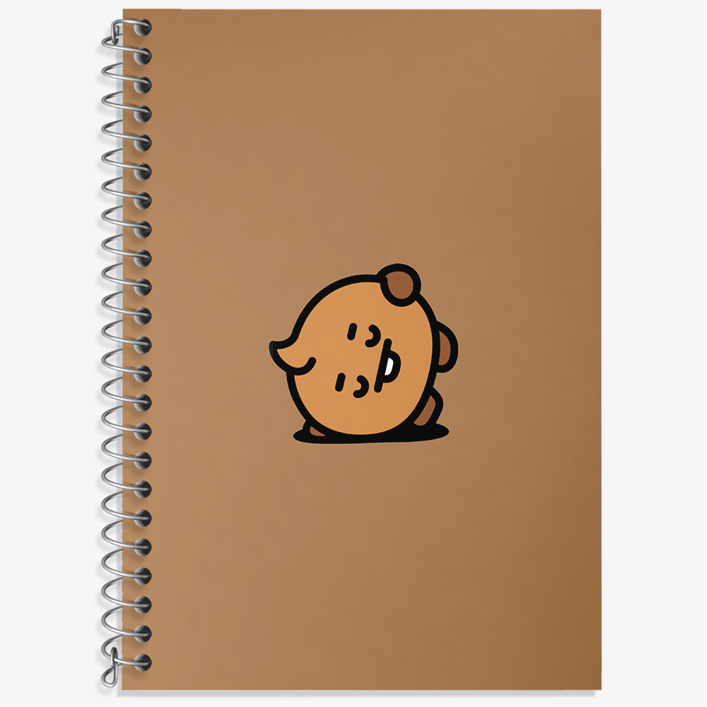 دفتر لغت 50 برگ خندالو طرح شوکی BT21 Shooky کد 18724