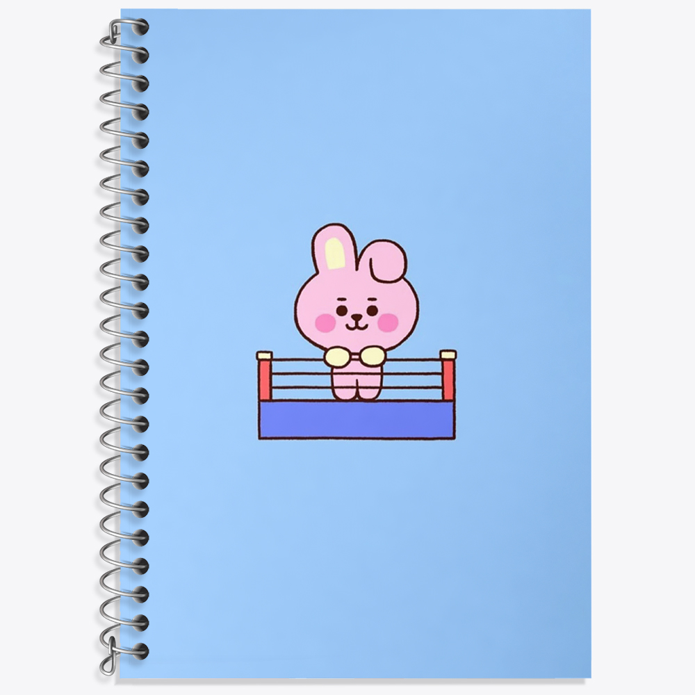 دفتر لغت 50 برگ خندالو طرح کوکی BT21 Cooky کد 18657