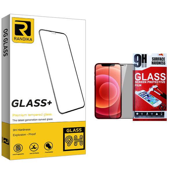 محافظ صفحه نمایش حریم شخصی راندیکا مدل GLD مناسب برای گوشی موبایل اپل Iphone 12 Pro MAX مدل 1