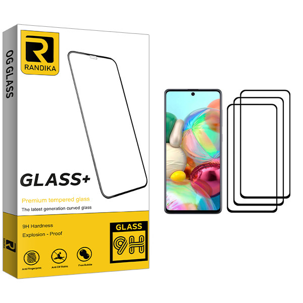 محافظ صفحه نمایش راندیکا مدل GLD مناسب برای گوشی موبایل سامسونگ Galaxy A71 بسته سه عددی مدل 1