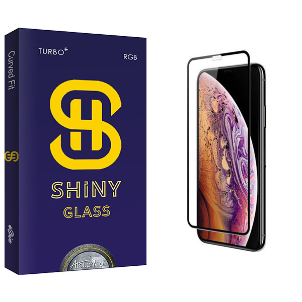 محافظ صفحه نمایش آتوچبو مدل Shiny Glass مناسب برای گوشی موبایل اپل iPhone XsX مدل 1
