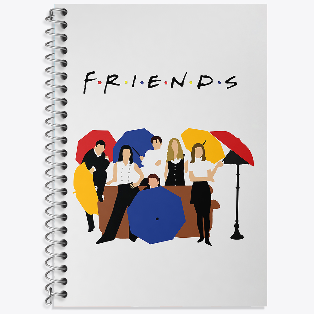 دفتر لغت 50 برگ خندالو طرح سریال فرندز  Friends  کد 3142