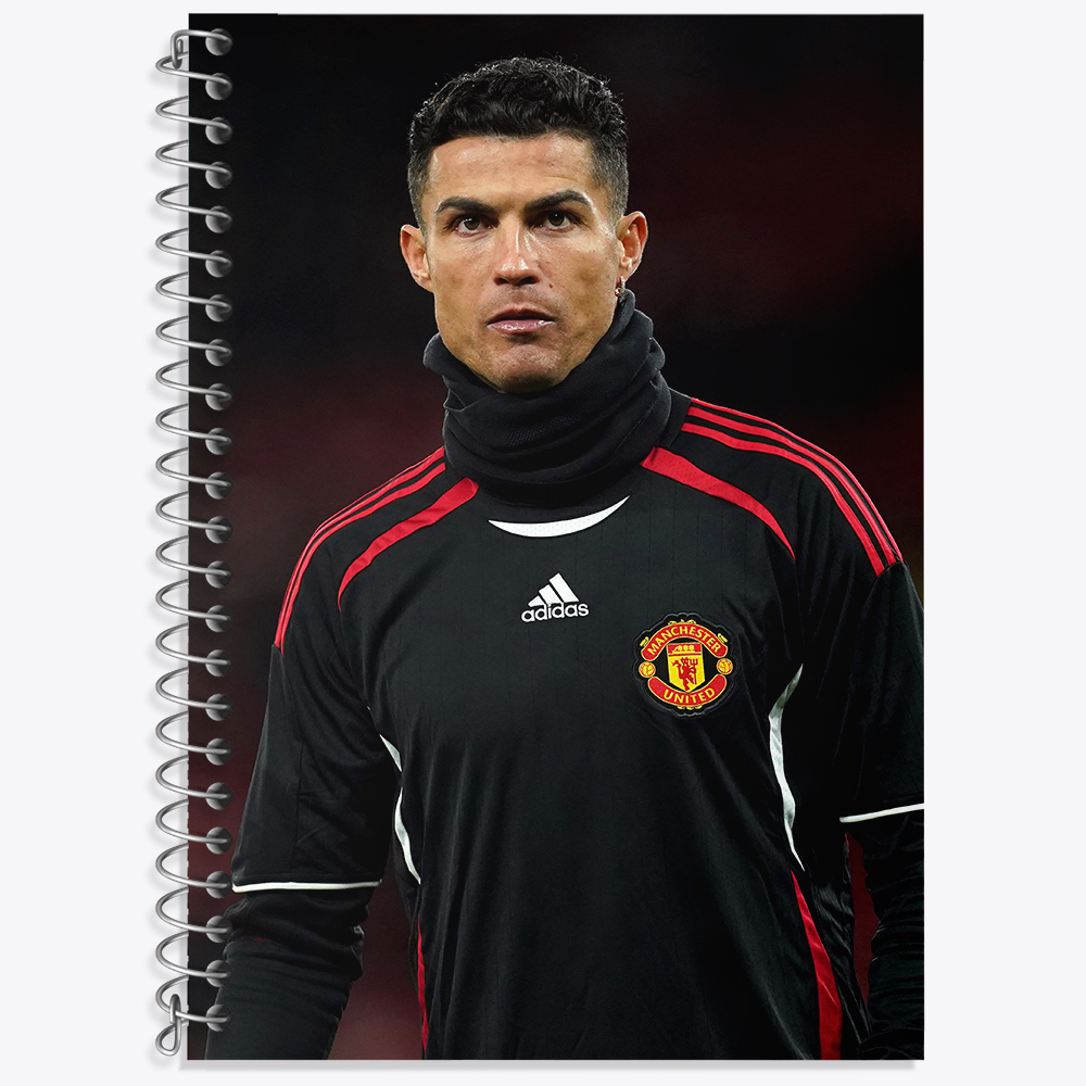 دفتر لغت 50 برگ خندالو طرح کریستیانو رونالدو  کد 13946