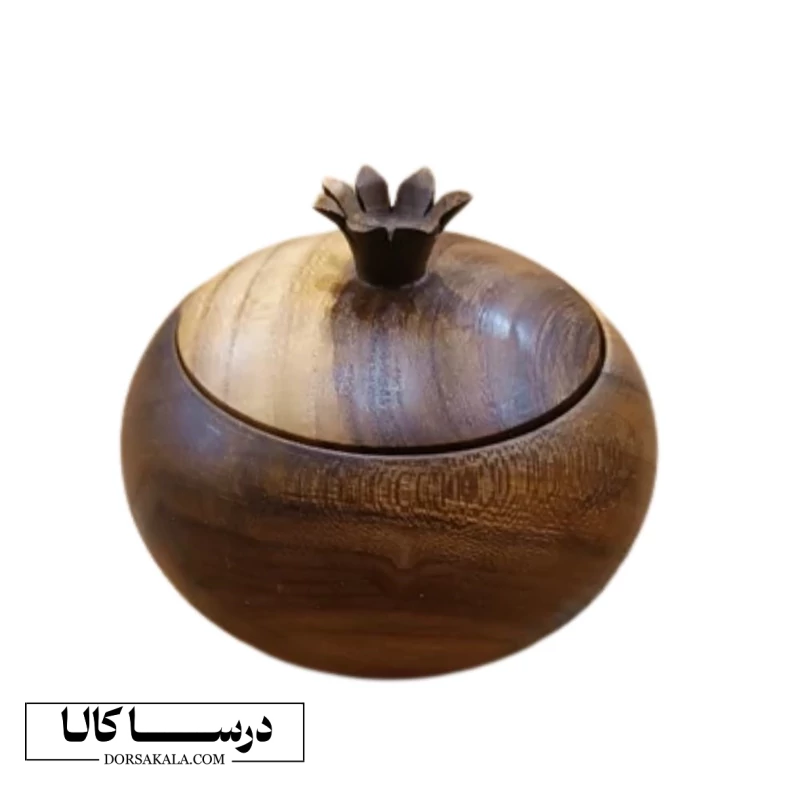 قندان چوبی طرح انار کد 1025