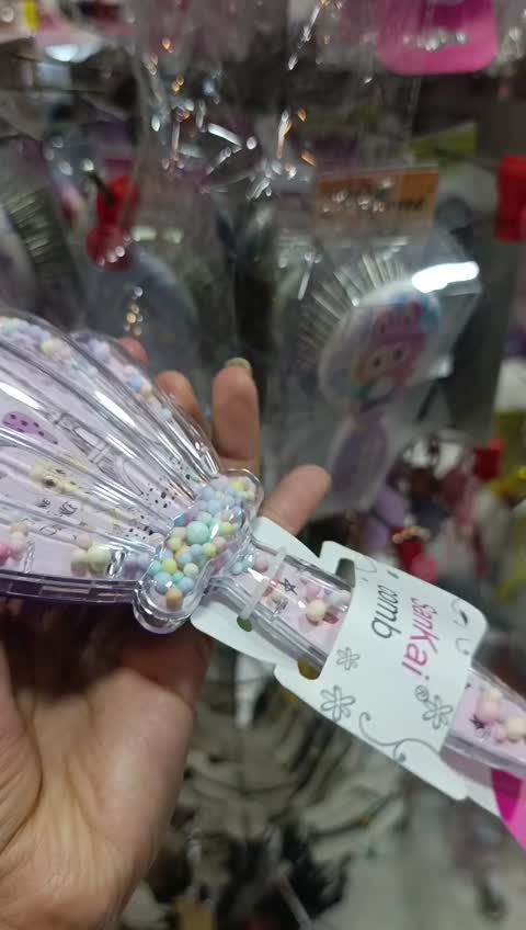 برس مو آکواریومی بچگانه دندانه پلاستیکی