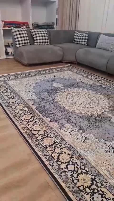 فرشینه طرح ابریشم بافت مدل تُرنج کلاسیک ( پس کرایه )