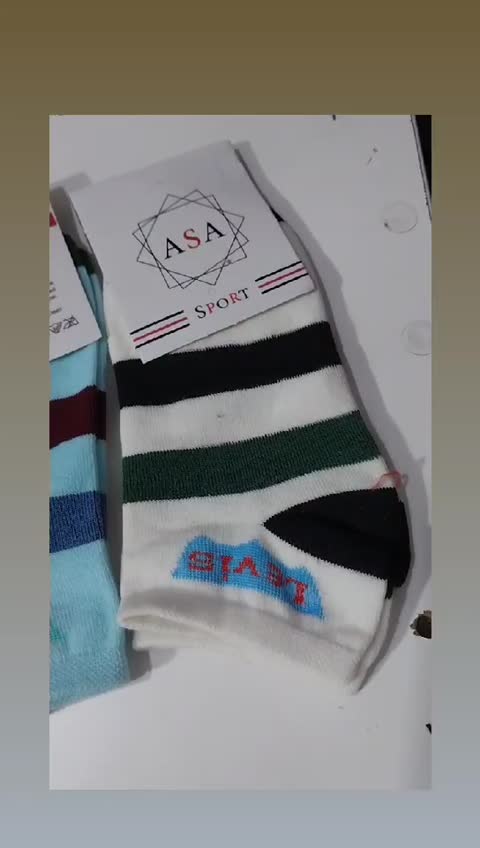 جوراب مچی اسپرت راه راه 